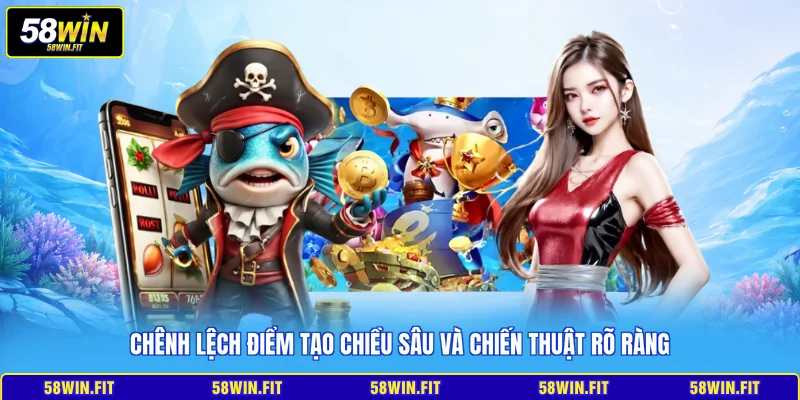 Chênh lệch điểm tạo chiều sâu và chiến thuật rõ ràng