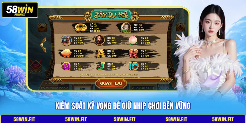 Kiểm soát kỳ vọng để giữ nhịp chơi bền vững