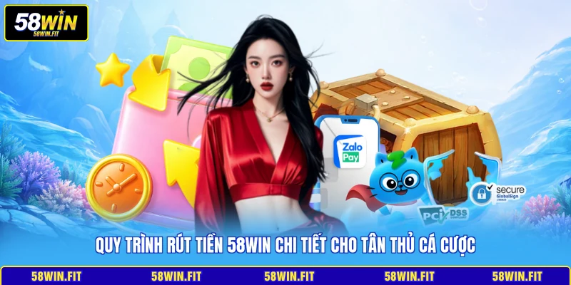 Quy trình rút tiền 58win chi tiết cho tân thủ cá cược