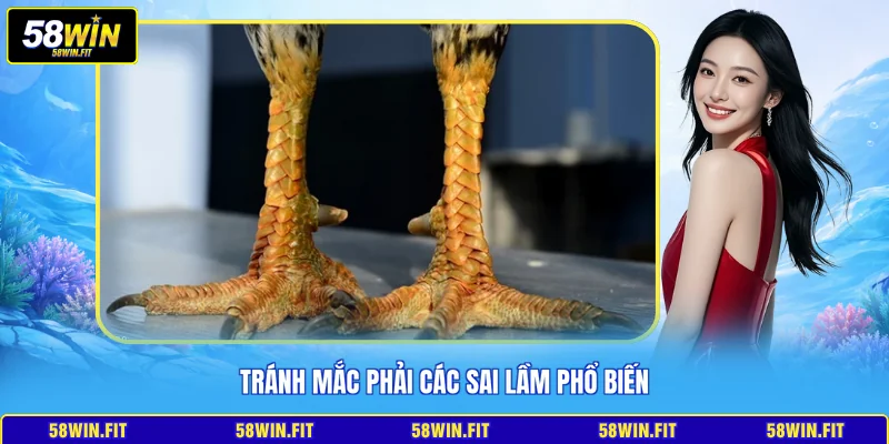 Tránh mắc phải các sai lầm phổ biến